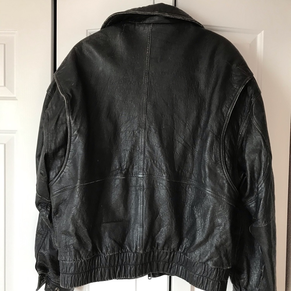 Vtg. Marc Leather Bomber - Picture 2 of 2